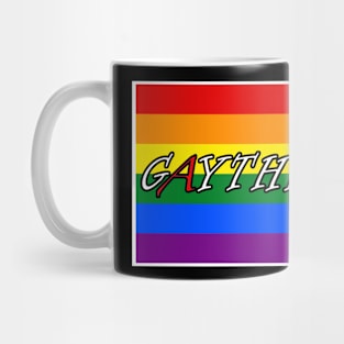 GAYTHEIST SHIRT! LGBT GAY LESBIAN ATHEIST DESIGN! Mug